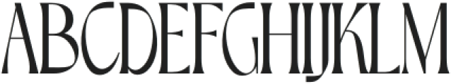 French Flair Serif Regular otf (400) Font UPPERCASE