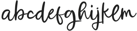 FrenchDusk-Regular otf (400) Font LOWERCASE