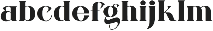 Frenia Regular otf (400) Font LOWERCASE