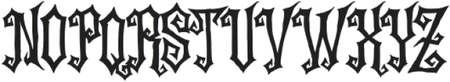 Frenkistan Regular otf (400) Font UPPERCASE