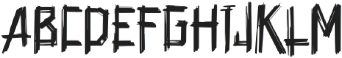 FrenpunK Regular otf (400) Font UPPERCASE