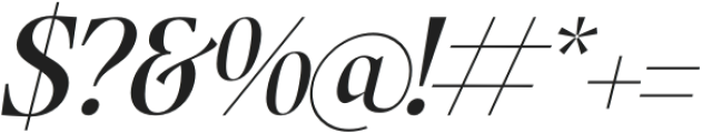 Frenstyle Italic otf (400) Font OTHER CHARS