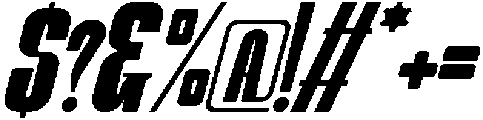 Frescoes Endlessly Bold Italic otf (700) Font OTHER CHARS