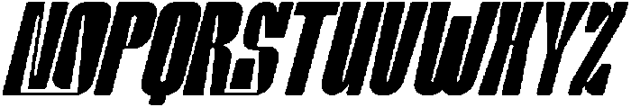 Frescoes Endlessly Bold Italic otf (700) Font LOWERCASE