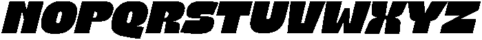Fresh Chunky Italic otf (400) Font UPPERCASE