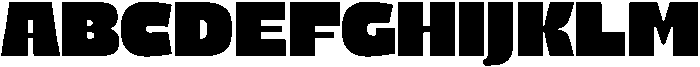 Fresh Chunky otf (400) Font UPPERCASE