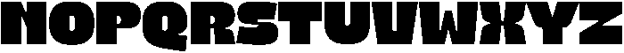 Fresh Chunky otf (400) Font UPPERCASE