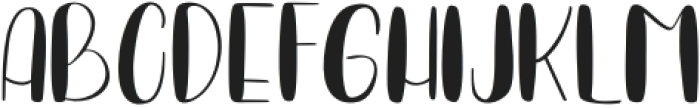 Fresh Flower Regular otf (400) Font UPPERCASE