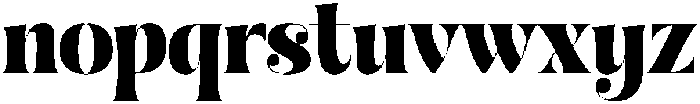 Fresh Kinetic otf (400) Font LOWERCASE