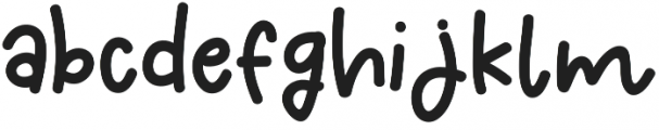 Fresh Kiwi otf (400) Font LOWERCASE
