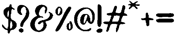 Fresh Meat Four otf (400) Font OTHER CHARS