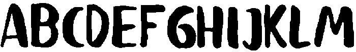 Fresh Meat One otf (400) Font UPPERCASE