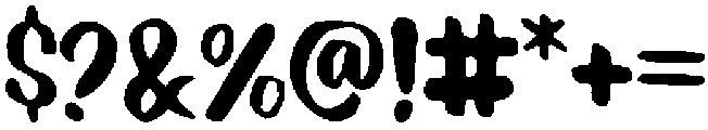 Fresh Meat Two otf (400) Font OTHER CHARS