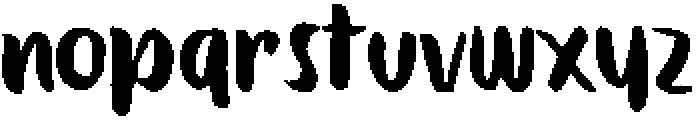 Fresh Meat Two otf (400) Font LOWERCASE