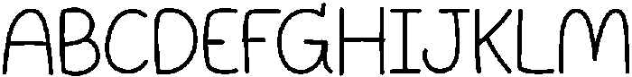 Fresh Notes Regular otf (400) Font UPPERCASE