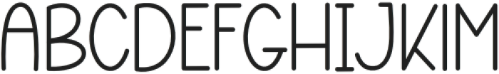 Fresh Outside Regular otf (400) Font UPPERCASE