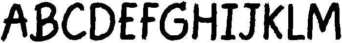 Fresh Regular otf (400) Font UPPERCASE