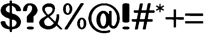 Fresh Regular otf (400) Font OTHER CHARS