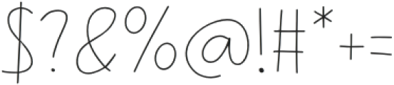 Fresh Scribble Thin otf (100) Font OTHER CHARS