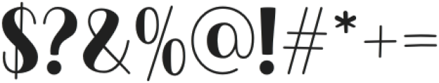 FreshBread-Regular otf (400) Font OTHER CHARS