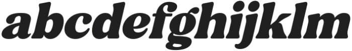 FreshMango-Italic otf (400) Font LOWERCASE