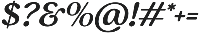 FreshRoast-Italic otf (400) Font OTHER CHARS