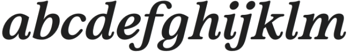 FreshRoast-Italic otf (400) Font LOWERCASE