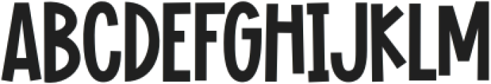 FreshSnow-Regular otf (400) Font UPPERCASE