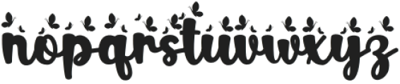 FreshSpring Butterfly otf (400) Font LOWERCASE