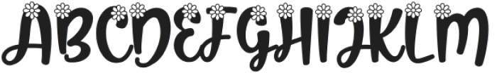 FreshSpring Flower 2 otf (400) Font UPPERCASE