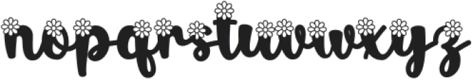 FreshSpring Flower 2 otf (400) Font LOWERCASE