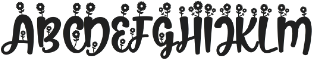 FreshSpring Flower otf (400) Font UPPERCASE