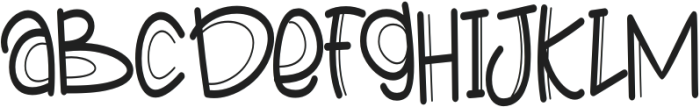 Fressia otf (400) Font UPPERCASE