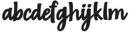 Frest Style Regular otf (400) Font LOWERCASE