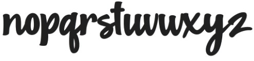 Frest Style Regular otf (400) Font LOWERCASE