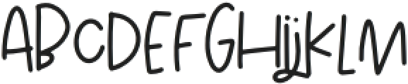 Frick and Frack Sans Regular otf (400) Font LOWERCASE