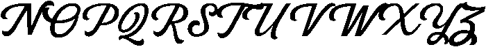 Friday-Regular otf (400) Font UPPERCASE