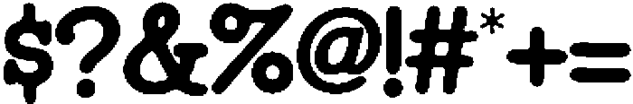 Friend TM Regular otf (400) Font OTHER CHARS
