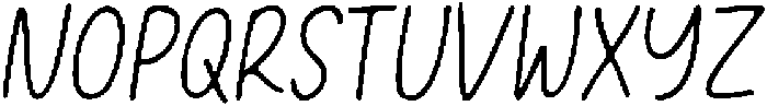Friendly Casual Regular otf (400) Font UPPERCASE