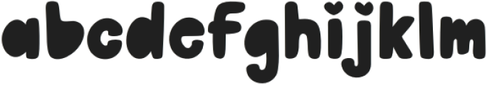 Friendly Cat Regular otf (400) Font LOWERCASE