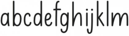 Friendly bear Regular otf (400) Font LOWERCASE