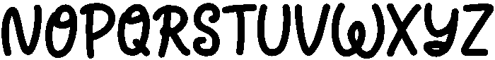 Friends Regular otf (400) Font UPPERCASE