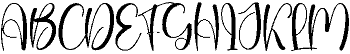 Friends Regular otf (400) Font UPPERCASE