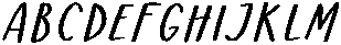 Friends SS Oblique otf (400) Font UPPERCASE