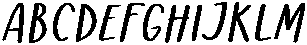 Friends SS Regular otf (400) Font UPPERCASE