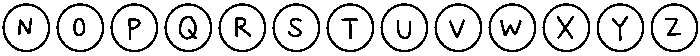 Friendship Regular otf (400) Font UPPERCASE