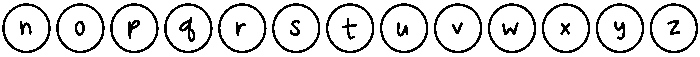 Friendship Regular otf (400) Font LOWERCASE