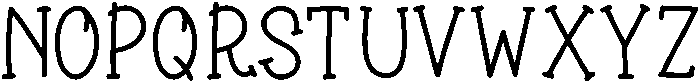 Friendship otf (400) Font LOWERCASE