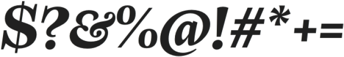 Frigga Black Italic otf (900) Font OTHER CHARS