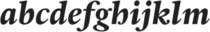 Frigga Black Italic otf (900) Font LOWERCASE